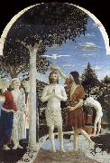 Piero della Francesca THe Baptism of Christ oil painting reproduction